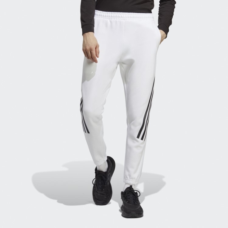 Calça Branca Adidas Future Icons Com As Três Listras