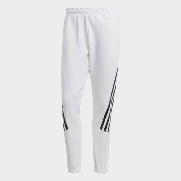 Calça Branca Adidas Future Icons Com As Três Listras