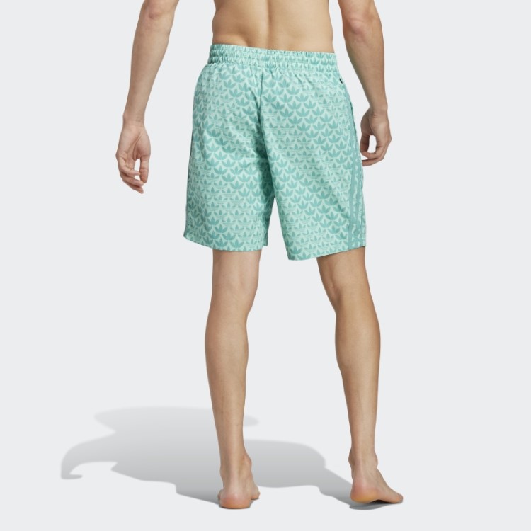 Calção De Banho Com Monograma Original St Fade Ocean Adidas