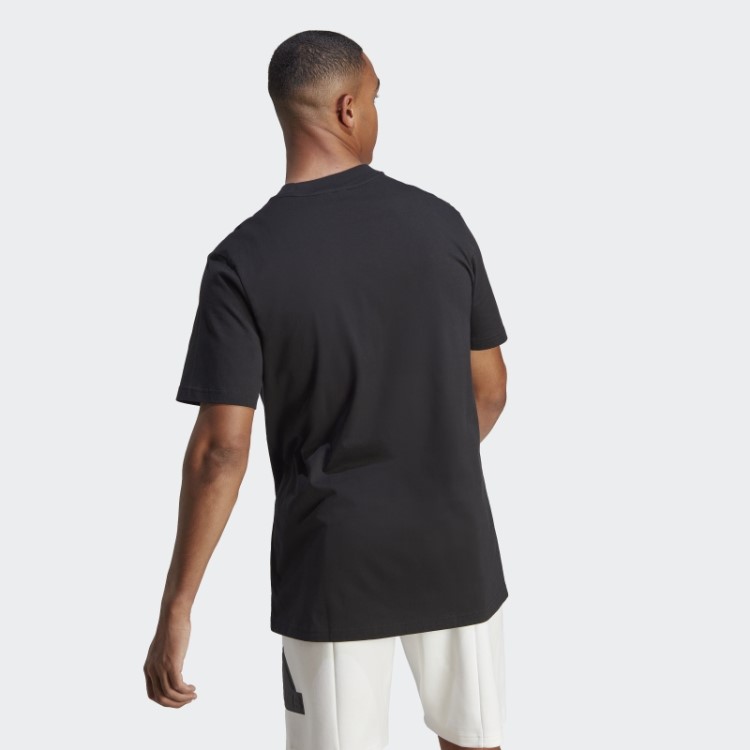 Distintivo De ícones Do Futuro Preto Da Camiseta Esportiva Adidas