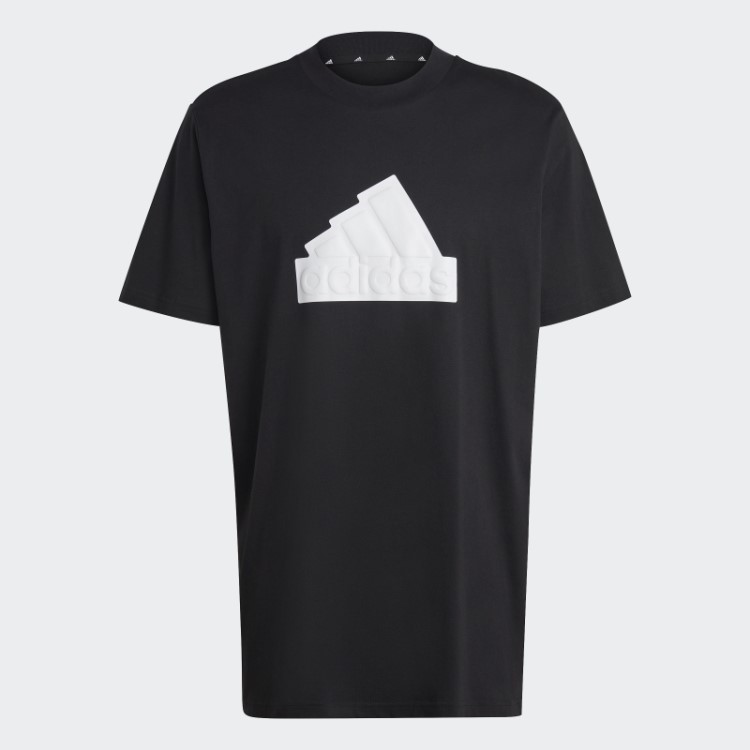 Distintivo De ícones Do Futuro Preto Da Camiseta Esportiva Adidas