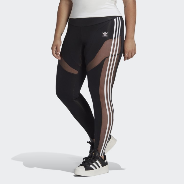 Legging Central (plus Size) Preta Adidas