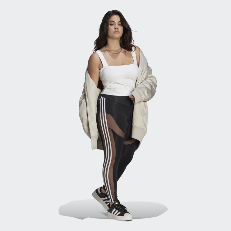Legging Central (plus Size) Preta Adidas
