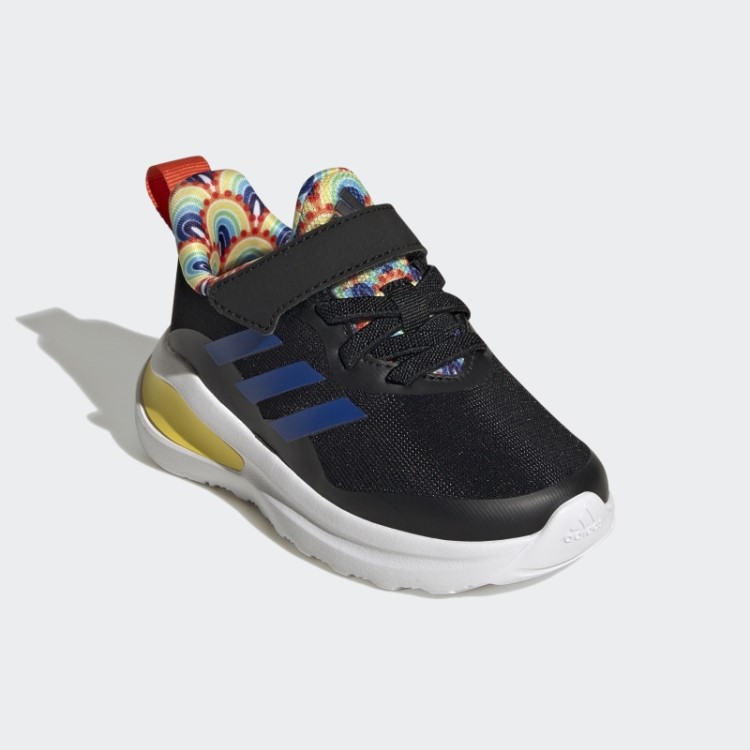 Sapatos Esportivos Fortarun Com Cadarço Elástico E Tira Superior Adidas Preto