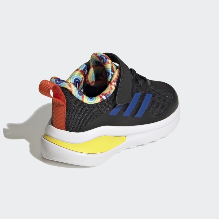 Sapatos Esportivos Fortarun Com Cadarço Elástico E Tira Superior Adidas Preto