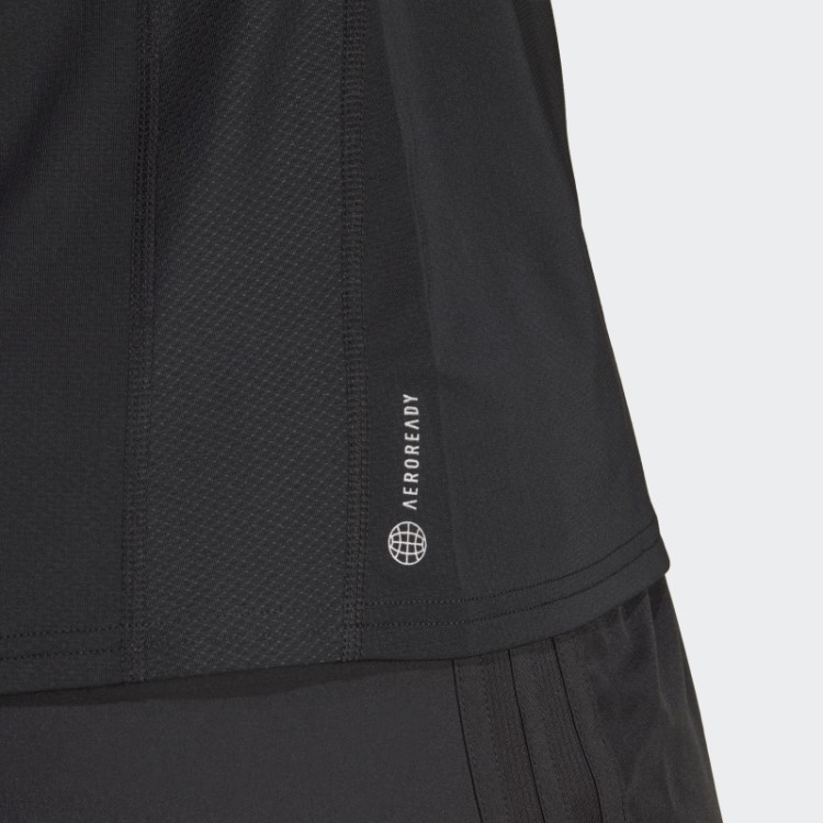 Regata Preta Própria Da Corrida (tamanho Grande) Adidas