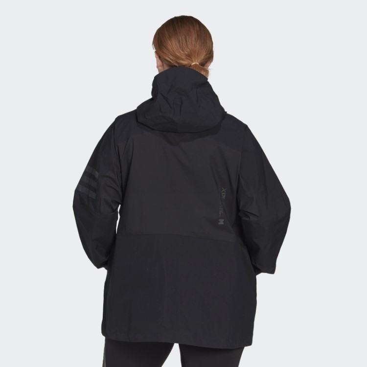 Jaqueta De Caminhada Preta Terrex Xploric Rain.rdy (tamanho Grande) Adidas