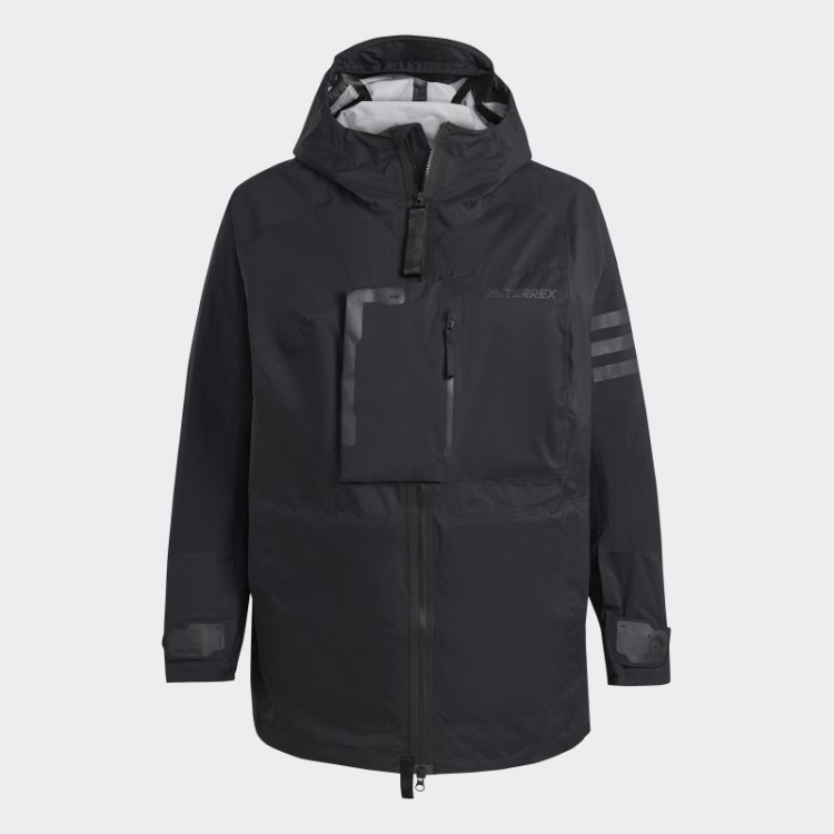 Jaqueta De Caminhada Preta Terrex Xploric Rain.rdy (tamanho Grande) Adidas