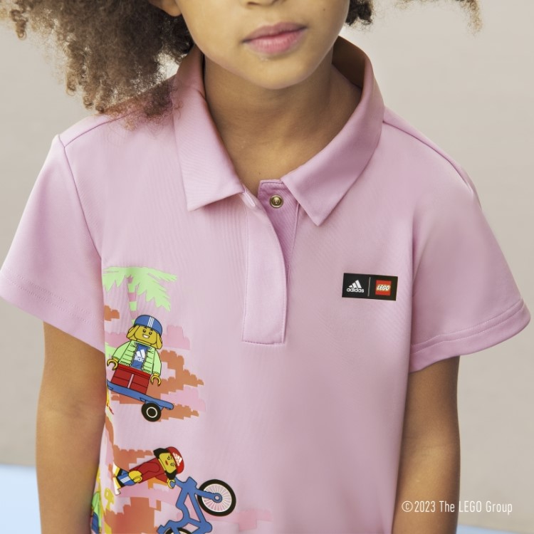 Adidas X Lego Play Vestido Polo Lilás Quente