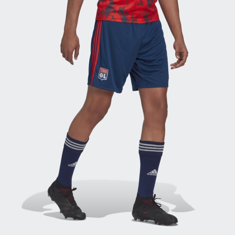 Calção Azul Misterioso Adidas Olympique Lyonnais 22/23 Away