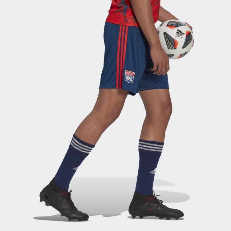 Calção Azul Misterioso Adidas Olympique Lyonnais 22/23 Away