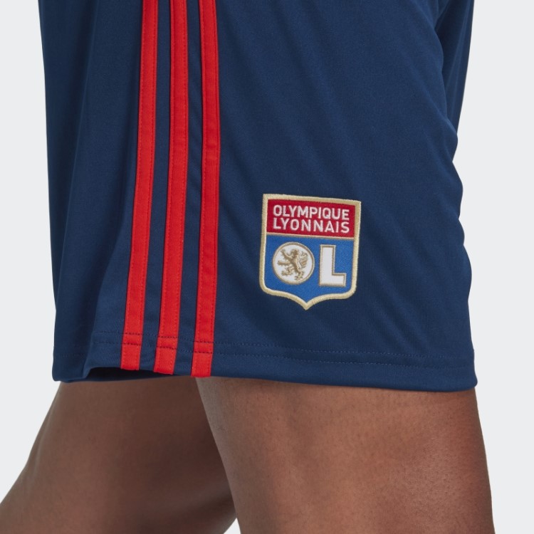 Calção Azul Misterioso Adidas Olympique Lyonnais 22/23 Away