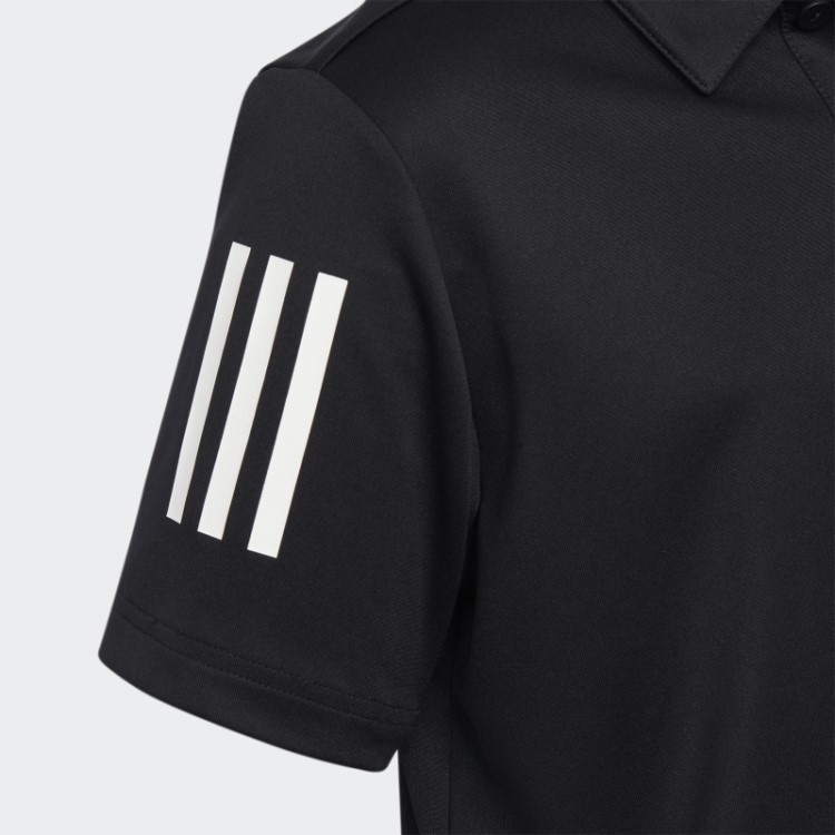 Adidas Camisa Polo 3 Listras Preta