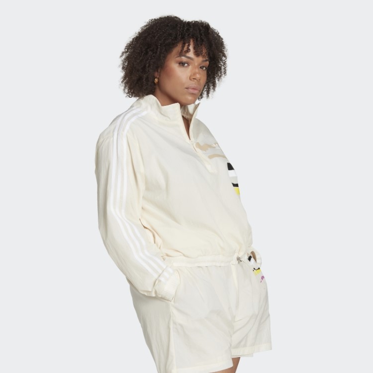 Top Adidas Ecru Tint Thebe Magugu (tamanho Grande)