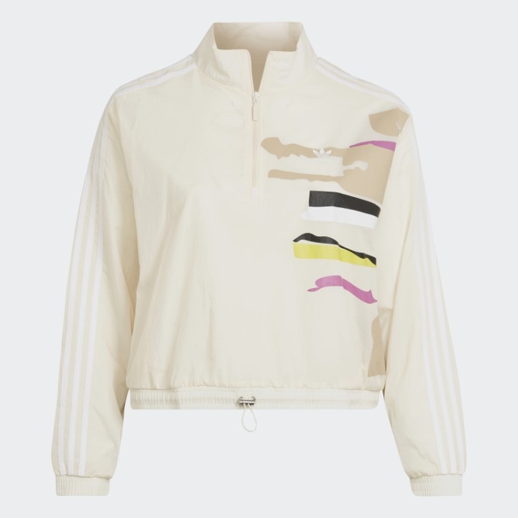 Top Adidas Ecru Tint Thebe Magugu (tamanho Grande)