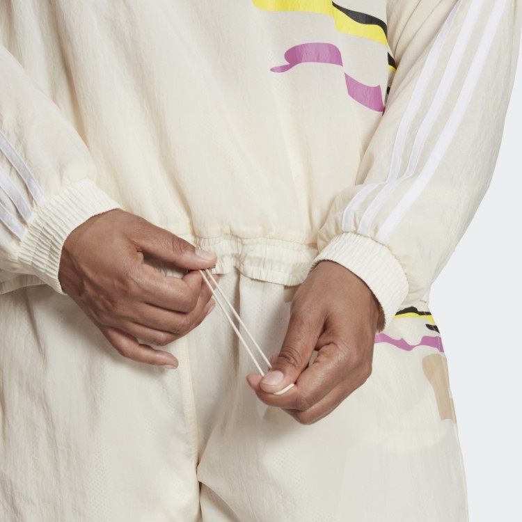 Top Adidas Ecru Tint Thebe Magugu (tamanho Grande)