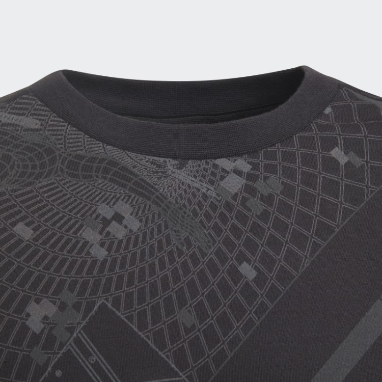 Adidas Arkd3 Camiseta Preta Com Estampa Allover