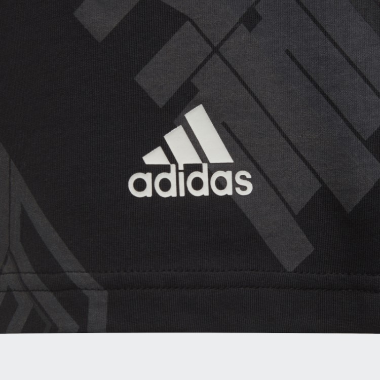 Adidas Arkd3 Camiseta Preta Com Estampa Allover