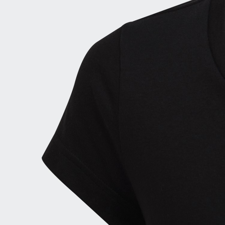Camiseta Preta Adidas Dance Com Estampa Metálica