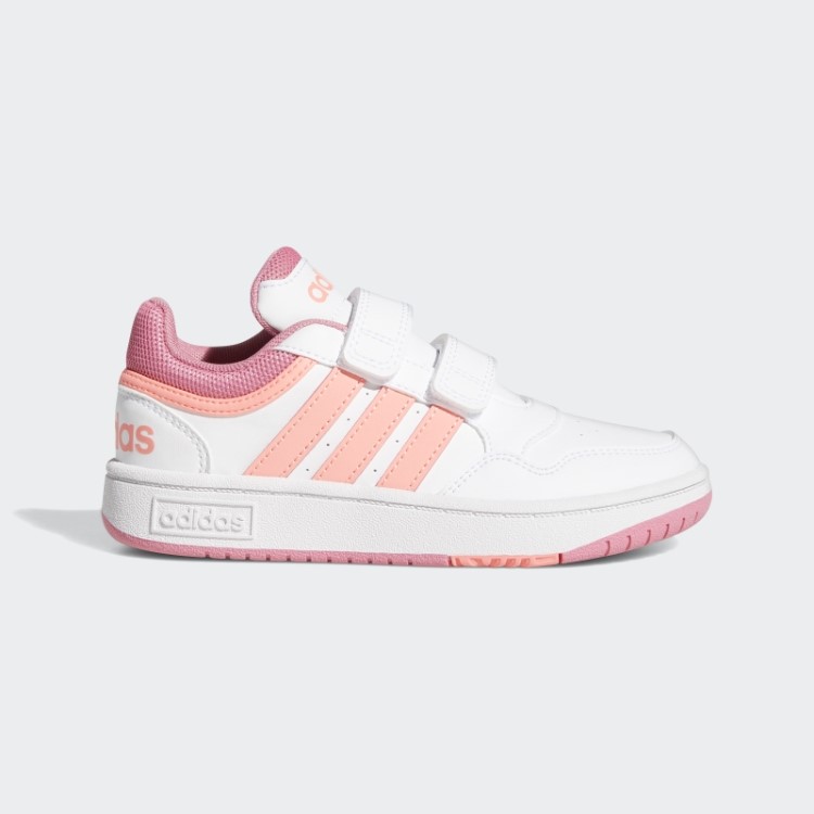 Adidas Hoops Estilo De Vida Tênis De Basquete Com Gancho E Laço Branco