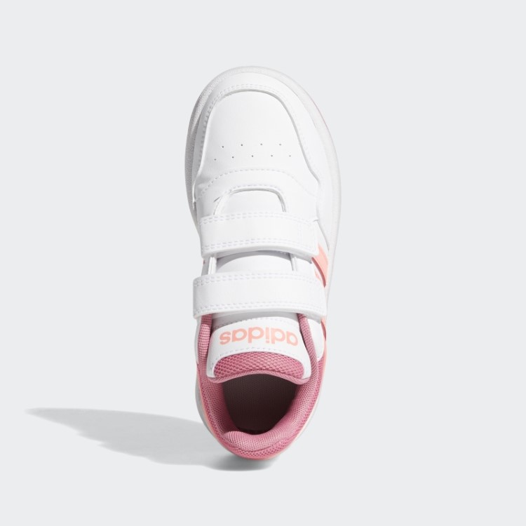 Adidas Hoops Estilo De Vida Tênis De Basquete Com Gancho E Laço Branco