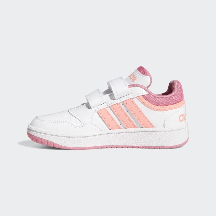 Adidas Hoops Estilo De Vida Tênis De Basquete Com Gancho E Laço Branco