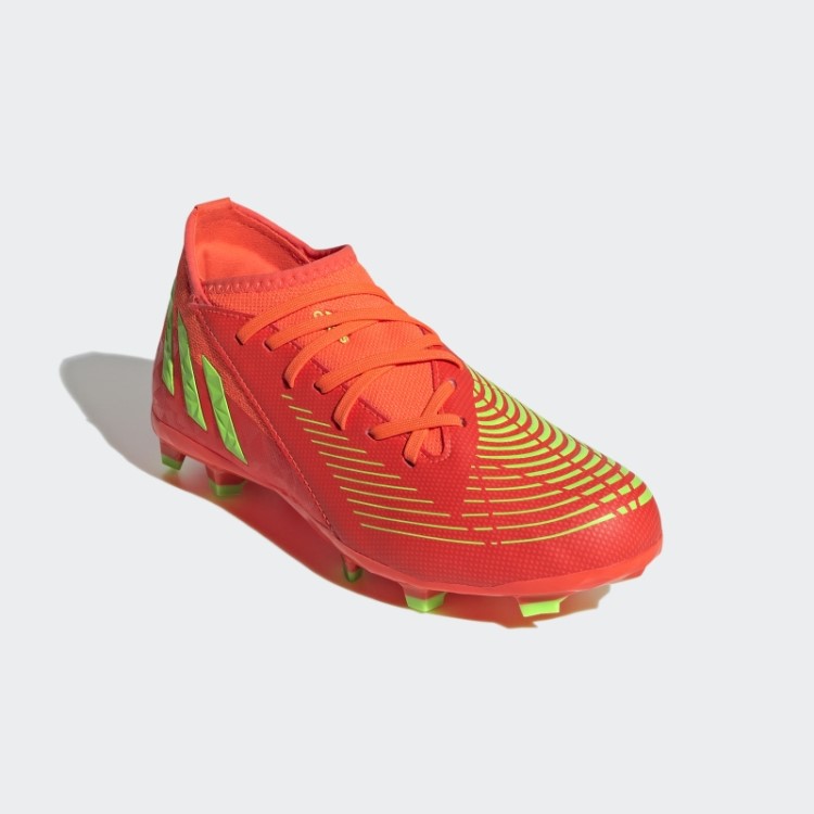 Predador Edge.3 Botas De Chão Firme Vermelho Adidas