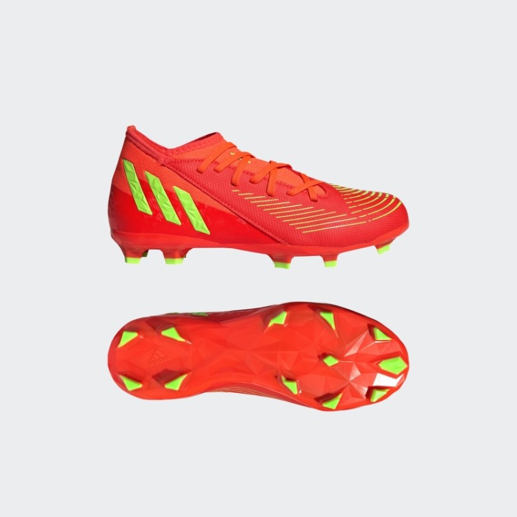 Vermelho Adidas Predador Edge.3 Chuteiras Firmes