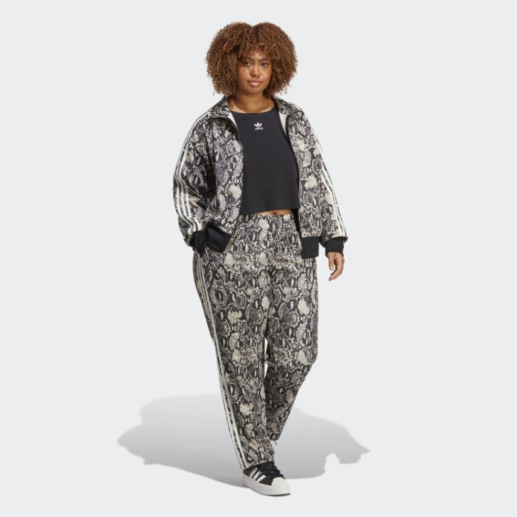 Jaqueta Allover Com Estampa Python (tamanho Grande) Preta Adidas