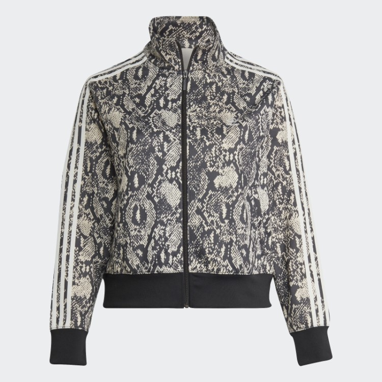 Jaqueta Allover Com Estampa Python (tamanho Grande) Preta Adidas
