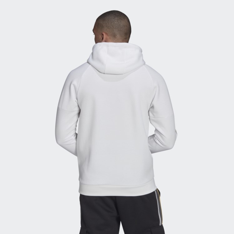 Moletom Com Capuz Branco Chile 20 Adidas