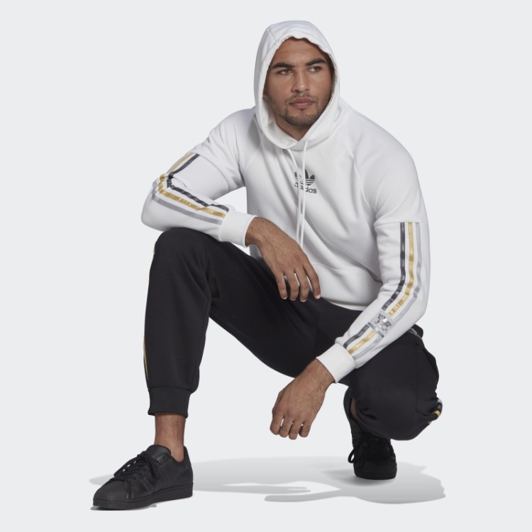 Moletom Com Capuz Branco Chile 20 Adidas