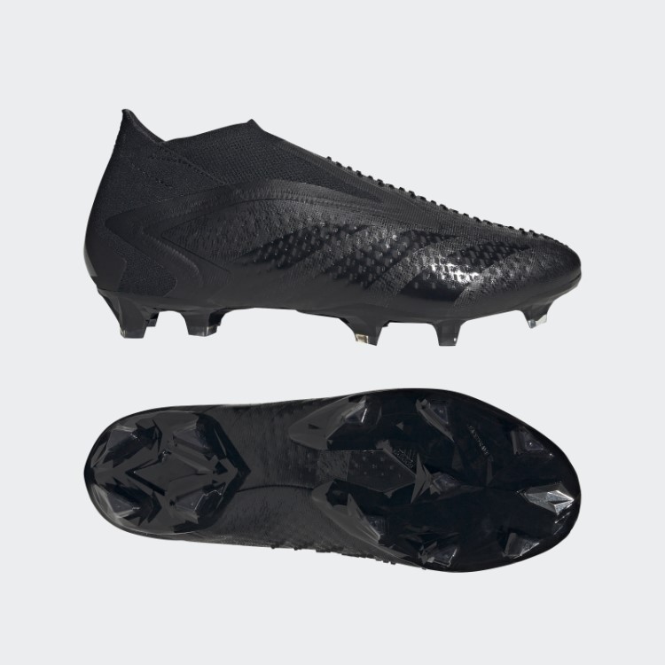 Adidas Predador Preto Precisão + Botas De Chão Firme