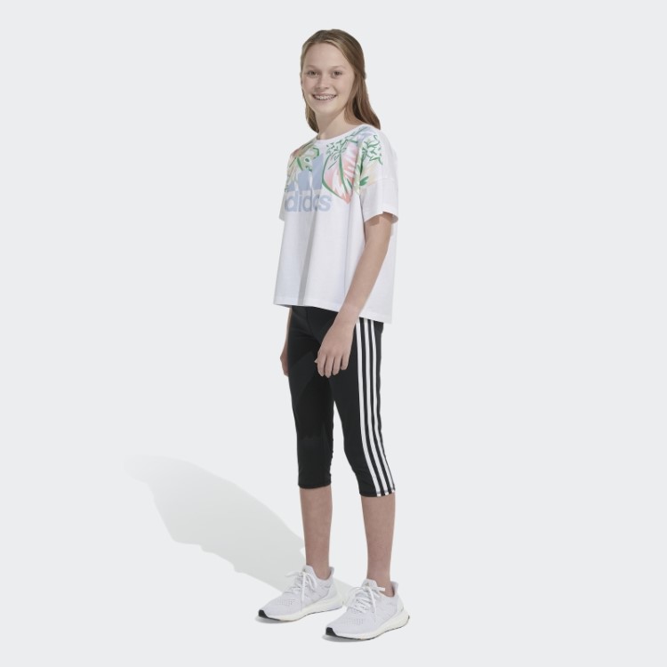 Camiseta Solta Caixa Branca Adidas