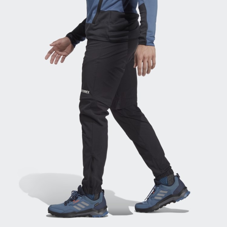 Calça De Treino Preta Terrex Utilitas Caminhadas Com Zíper Adidas
