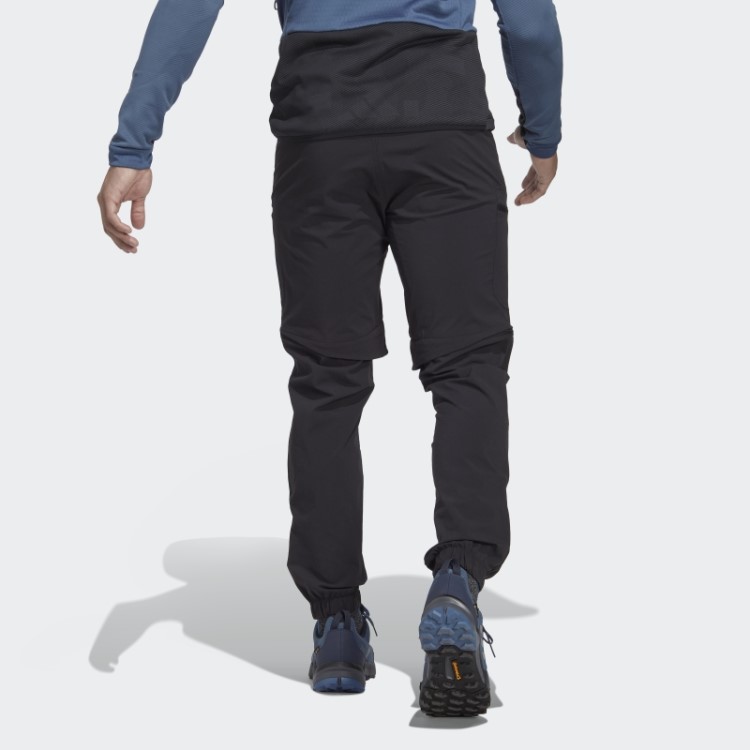 Calça De Treino Preta Terrex Utilitas Caminhadas Com Zíper Adidas