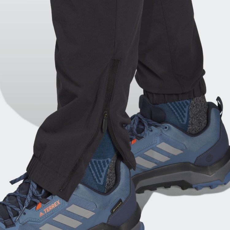 Calça De Treino Preta Terrex Utilitas Caminhadas Com Zíper Adidas