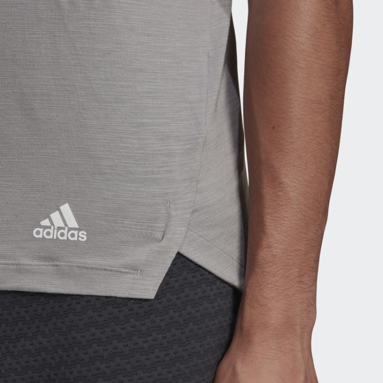 Mgh Camiseta Cinza Sólida Adidas Well Being