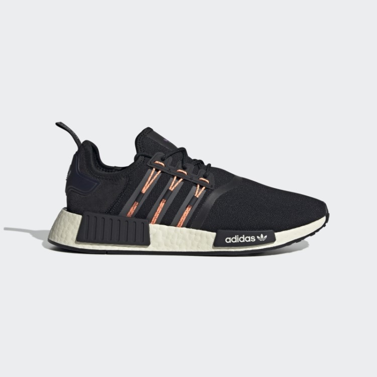 Tênis Adidas Nmd-r1 Bege Laranja