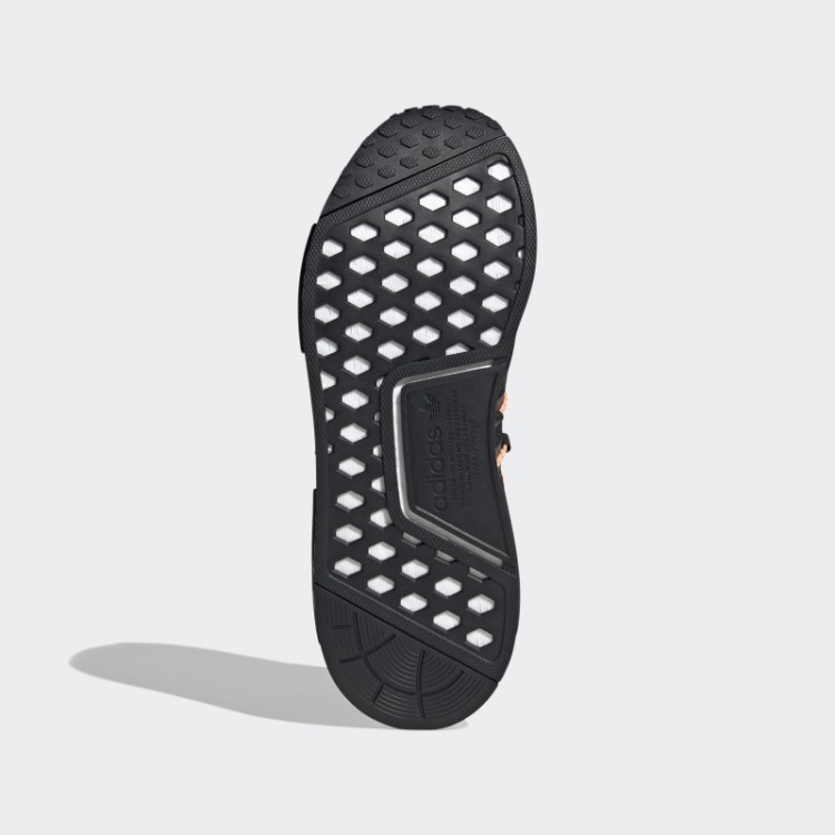 Tênis Adidas Nmd-r1 Bege Laranja