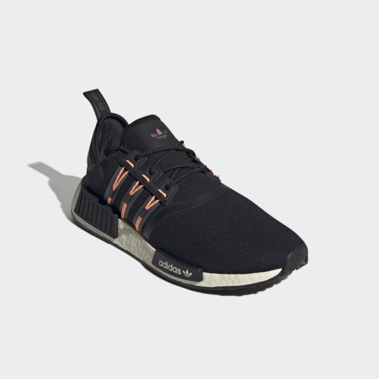 Tênis Adidas Nmd-r1 Bege Laranja