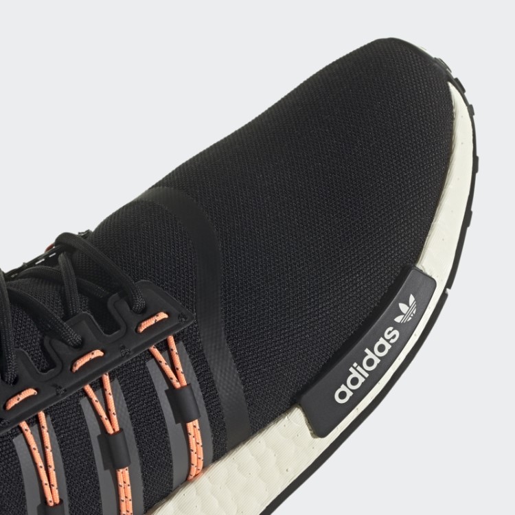 Tênis Adidas Nmd-r1 Bege Laranja
