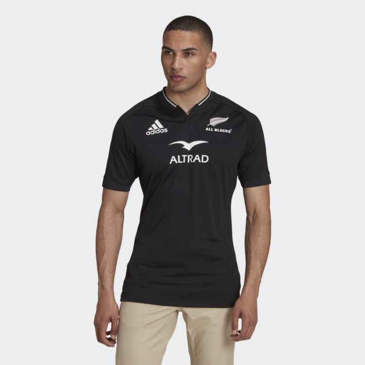 Camisa Preta Adidas All Black Rugby Home