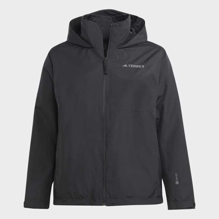 Terrex Multi Rain.rdy Jaqueta De Chuva De 2 Camadas (tamanho Grande) Preto Adidas