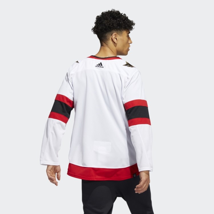Adidas White Senators Away Camisa Profissional Autêntica