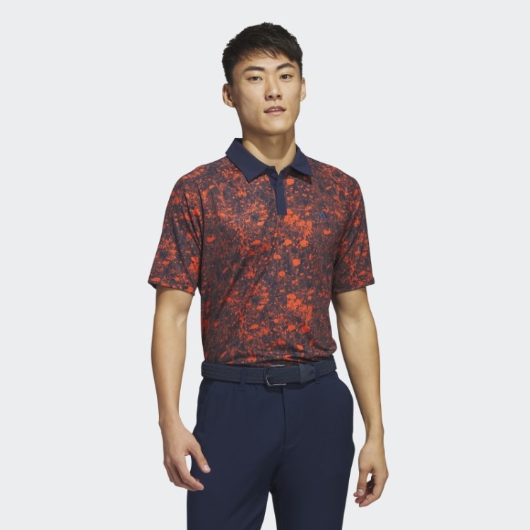 Camisa Polo De Golfe Com Estampa De Tour Adidas Ultimate365 Azul Marinho
