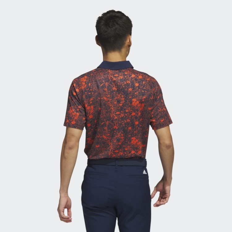 Camisa Polo De Golfe Com Estampa De Tour Adidas Ultimate365 Azul Marinho