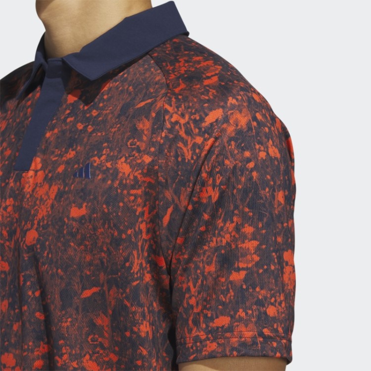 Camisa Polo De Golfe Com Estampa De Tour Adidas Ultimate365 Azul Marinho