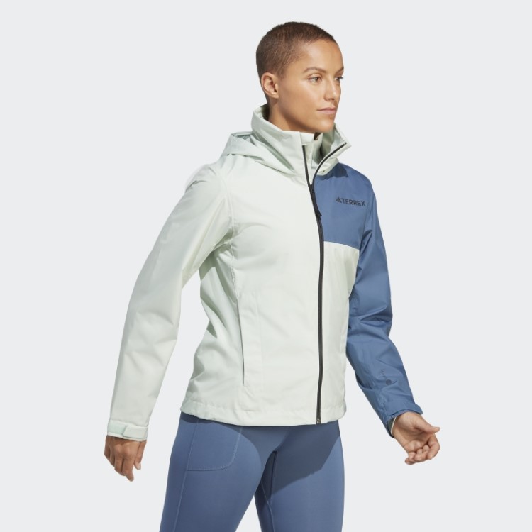 Casaco De Chuva Verde Terrex Multi Rain.rdy De 2 Camadas Adidas