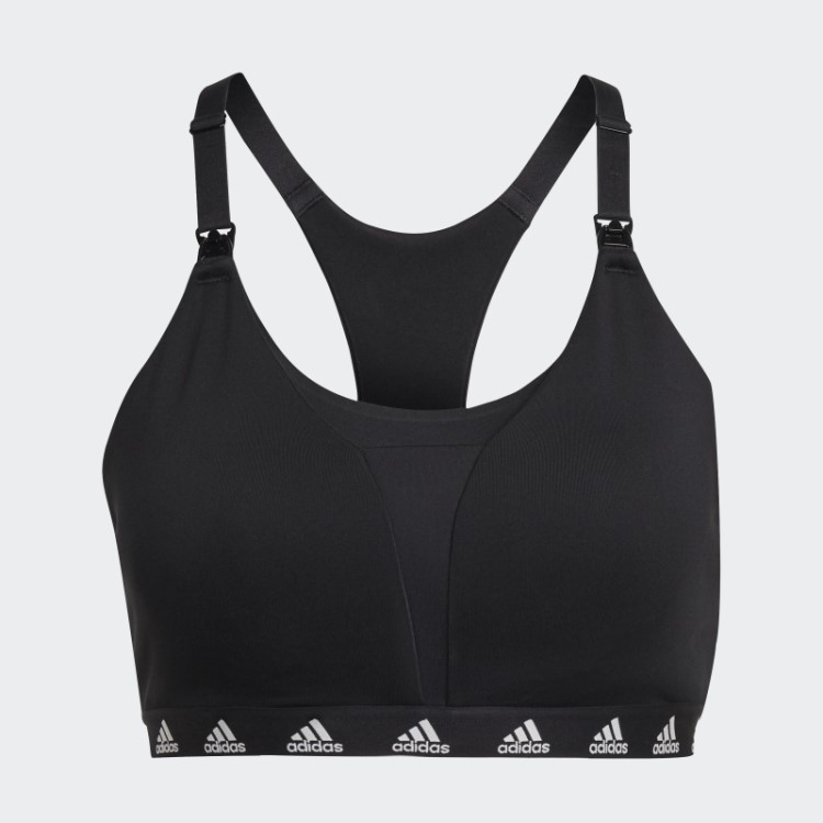 Sutiã De Amamentação Com Suporte De Luz Para O Dia A Dia Adidas Preto